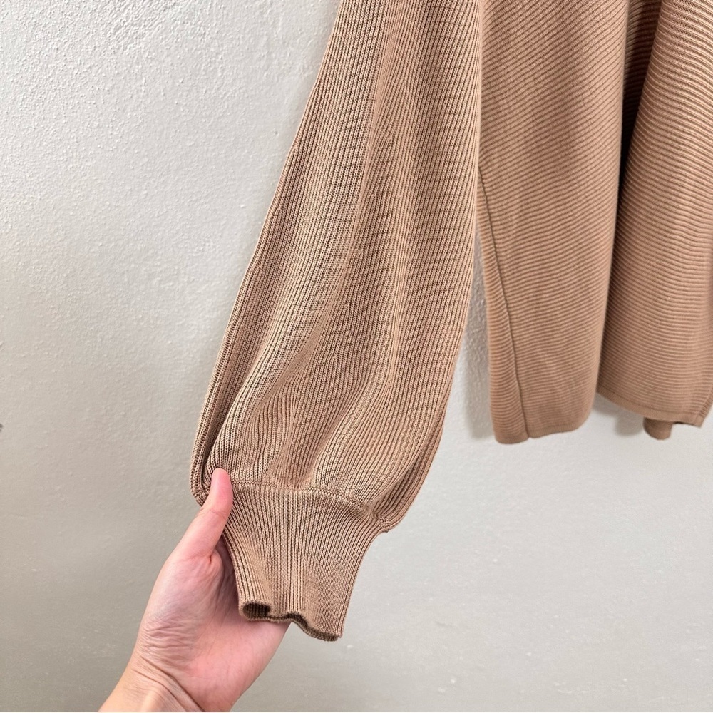 1. State V-neck Bubble Sleeve Sweater - Picture 5 of 7